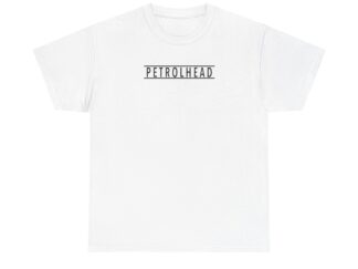 T-Shirt, PETROLHEAD, Schwarze Schrift
