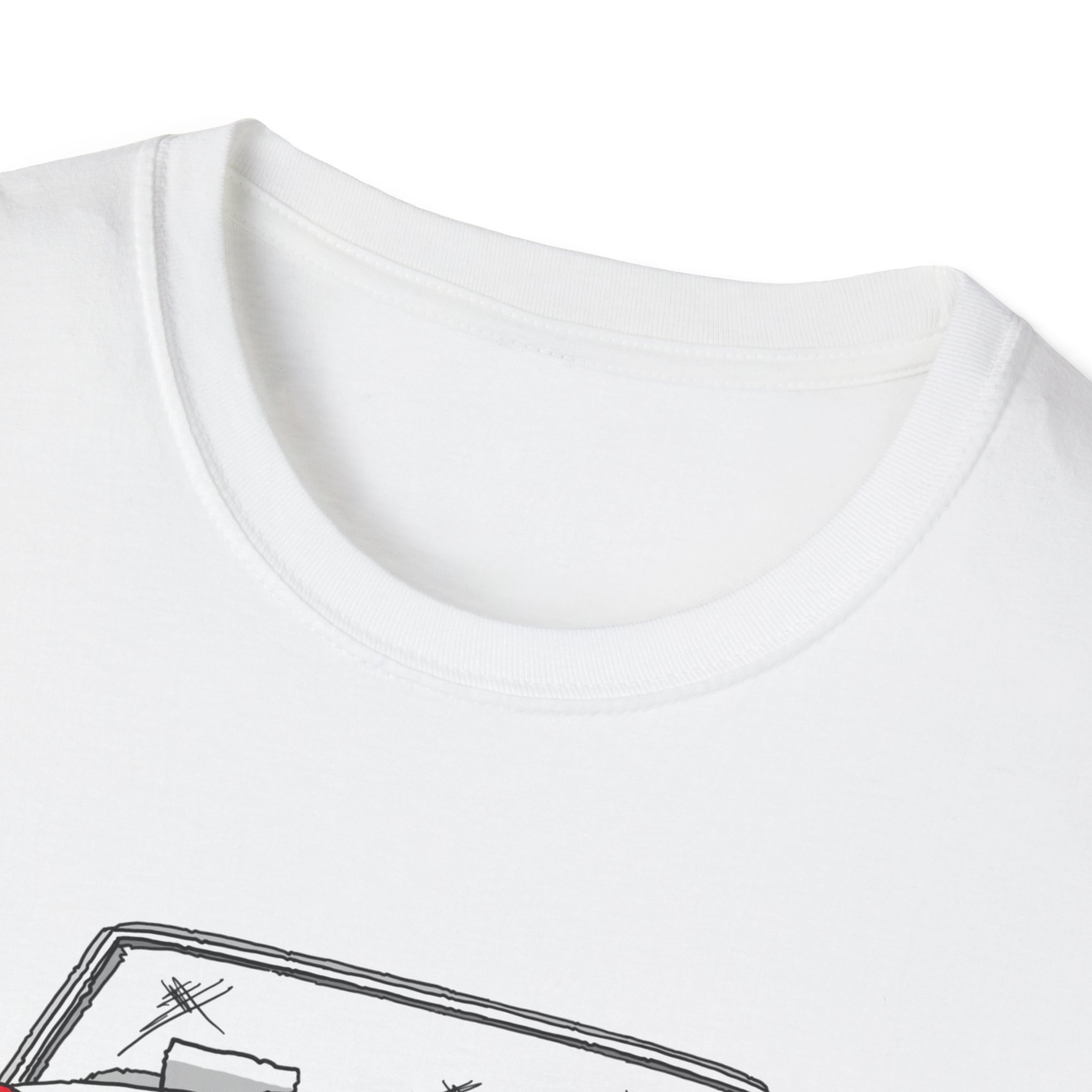 T-Shirt, Austin-Healey 3000, Strichzeichnung, Rot, personalisierbar – Bild 3