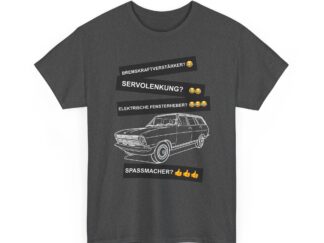 T-Shirt, Opel Kadett B Caravan, Weiß, Deutscher Text, Spaßmacher