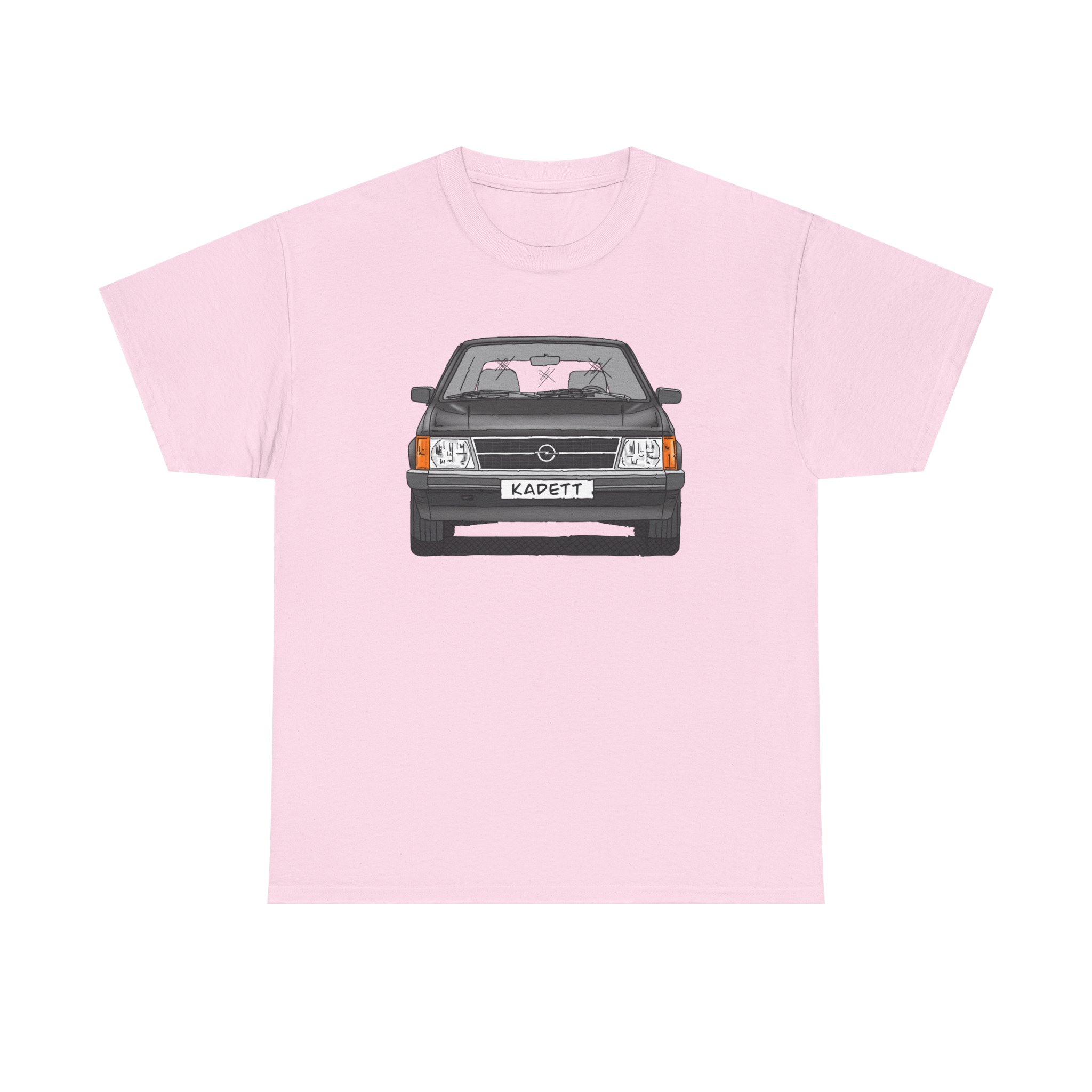 T-Shirt, Opel Kadett D, Strichzeichnung, Schwarz, mit Kennzeichen personalisierbar – Bild 17