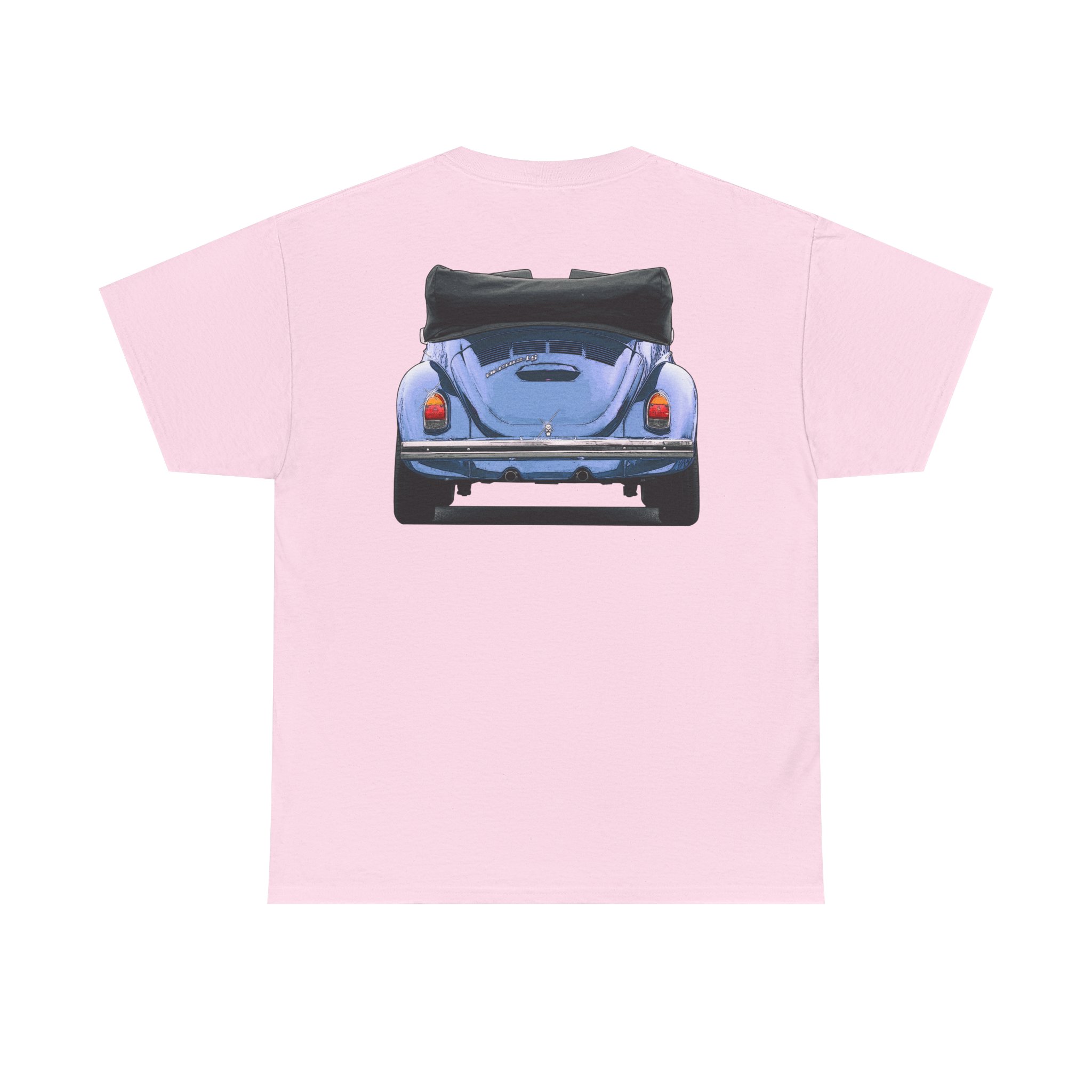 T-Shirt, VW Käfer Cabrio, 1302, Strichzeichnung, Blau, mit Kennzeichen personalisierbar – Bild 42