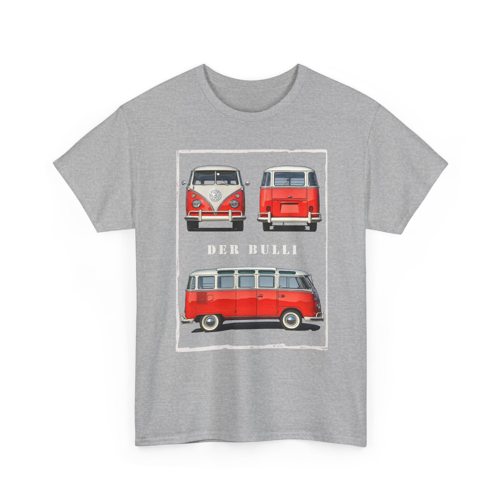 T-Shirt, Der Bulli T1, Weiße Schrift – Bild 2