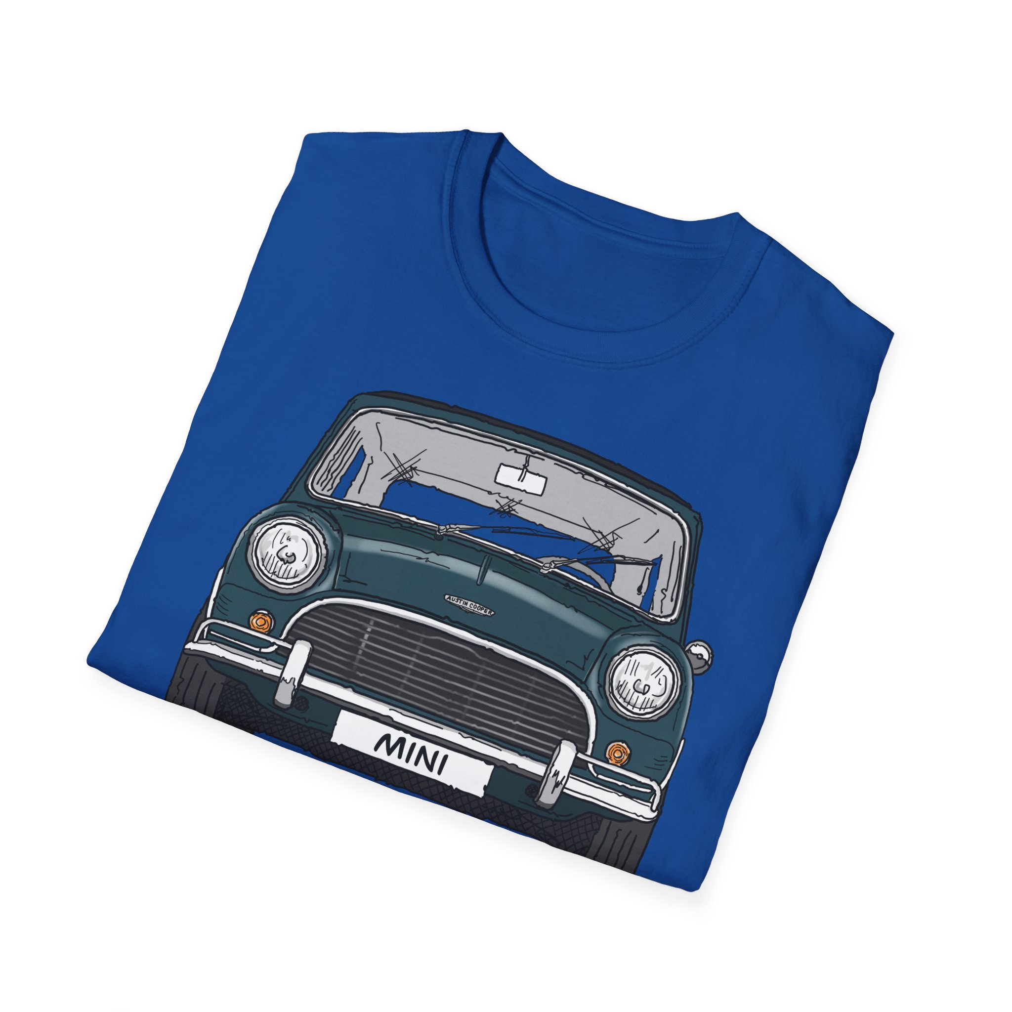 T-Shirt, Mini, Strichzeichnung, Grün, mit Kennzeichen personalisierbar – Bild 28