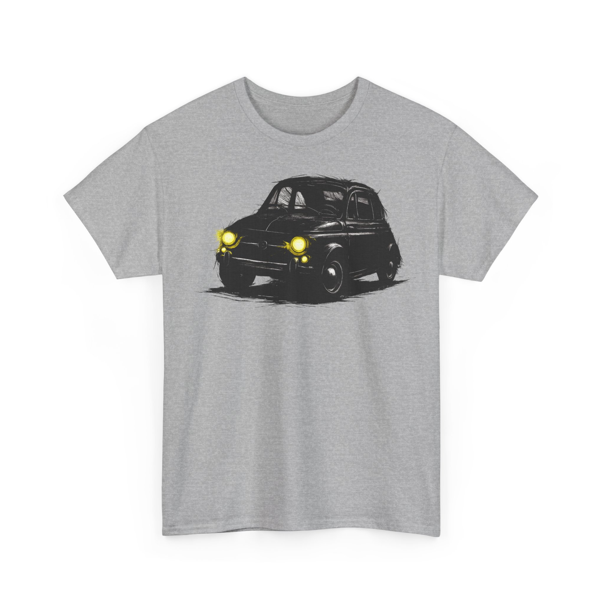 T-Shirt, Fiat 500, Cinquecento, großer feiner Druck – Bild 4