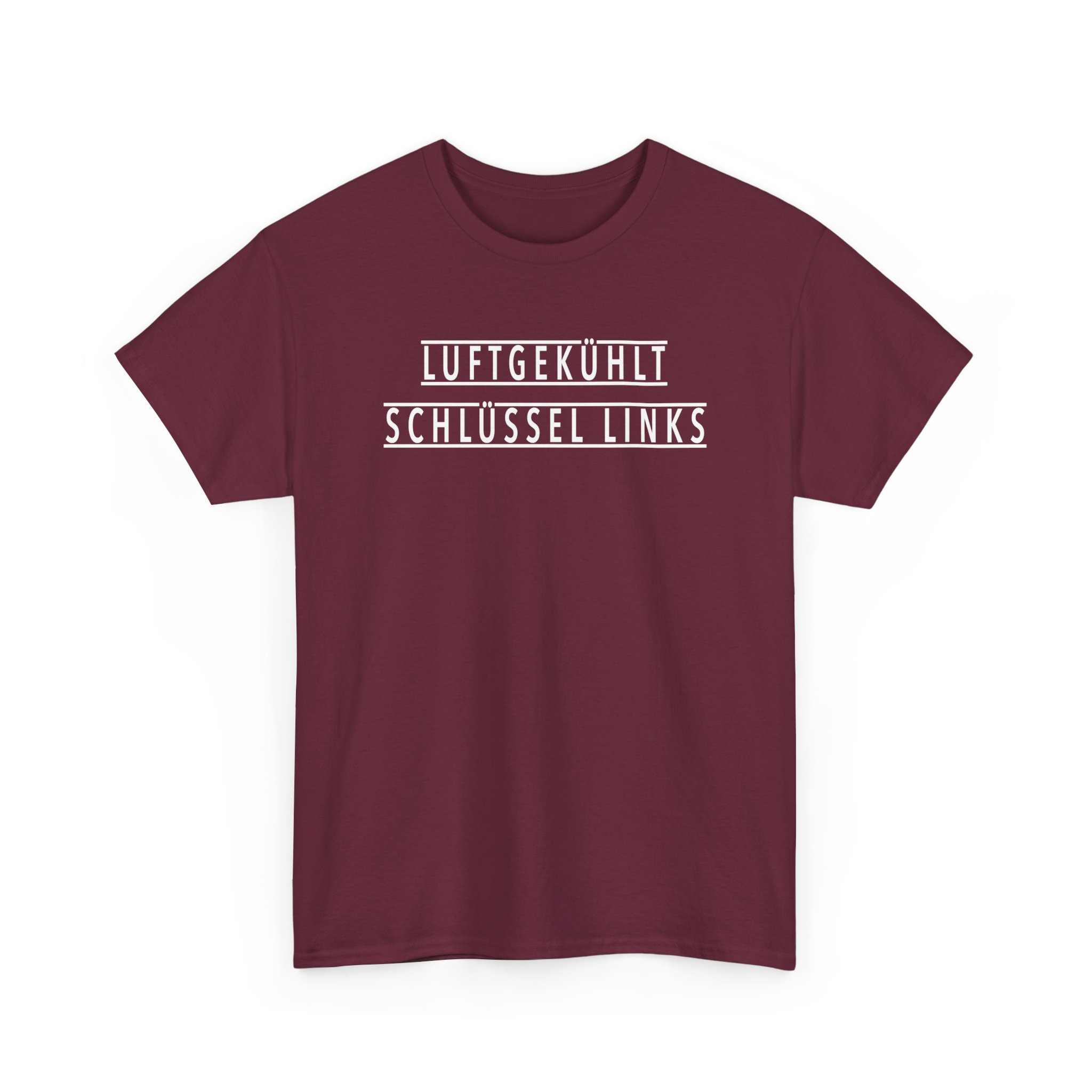 T-Shirt, 911, 356, 914/6, Text LUFTGEKÜHLT - SCHLÜSSEL LINKS, Weiße Schrift – Bild 11