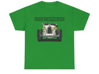T-Shirt, Bugatti, Weiß, Text FRÜHER WAR ALLES BESSER, Schwarze Schrift