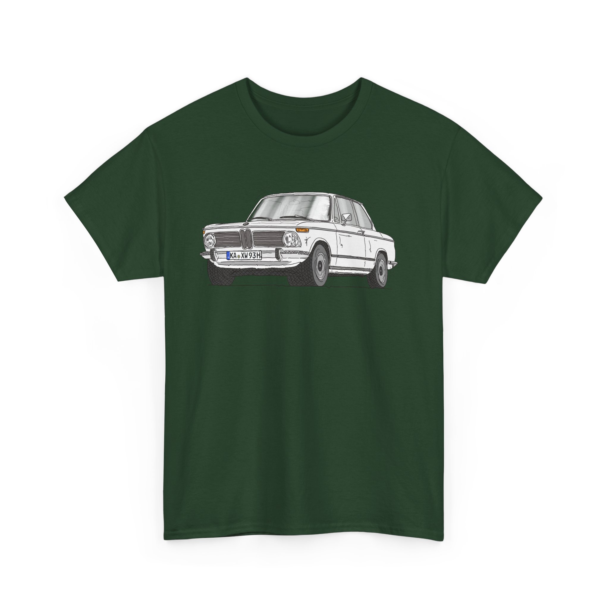 T-Shirt, BMW 02, Strichzeichnung, Weiß, KA XW 93H – Bild 10