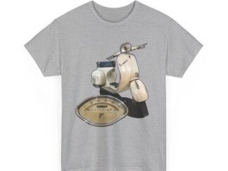 T-Shirt, Vespa GL 150, Elfenbein, Vmax mit Tacho