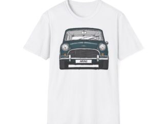T-Shirt, Mini, Strichzeichnung, Grün, mit Kennzeichen personalisierbar