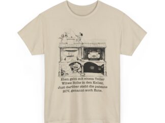 T-Shirt, Citroën 2CV, Max und Moritz – Witwe Boltes Ente