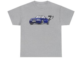 T-Shirt, BMW Z3, Strichzeichnung, Dunkelblau, PAF Z 663