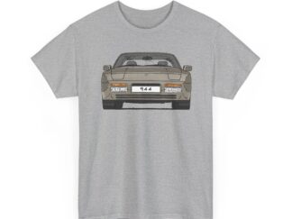 T-Shirt, Porsche 944, Strichzeichnung, Kalahari Metallic, eigenes Kennzeichen möglich