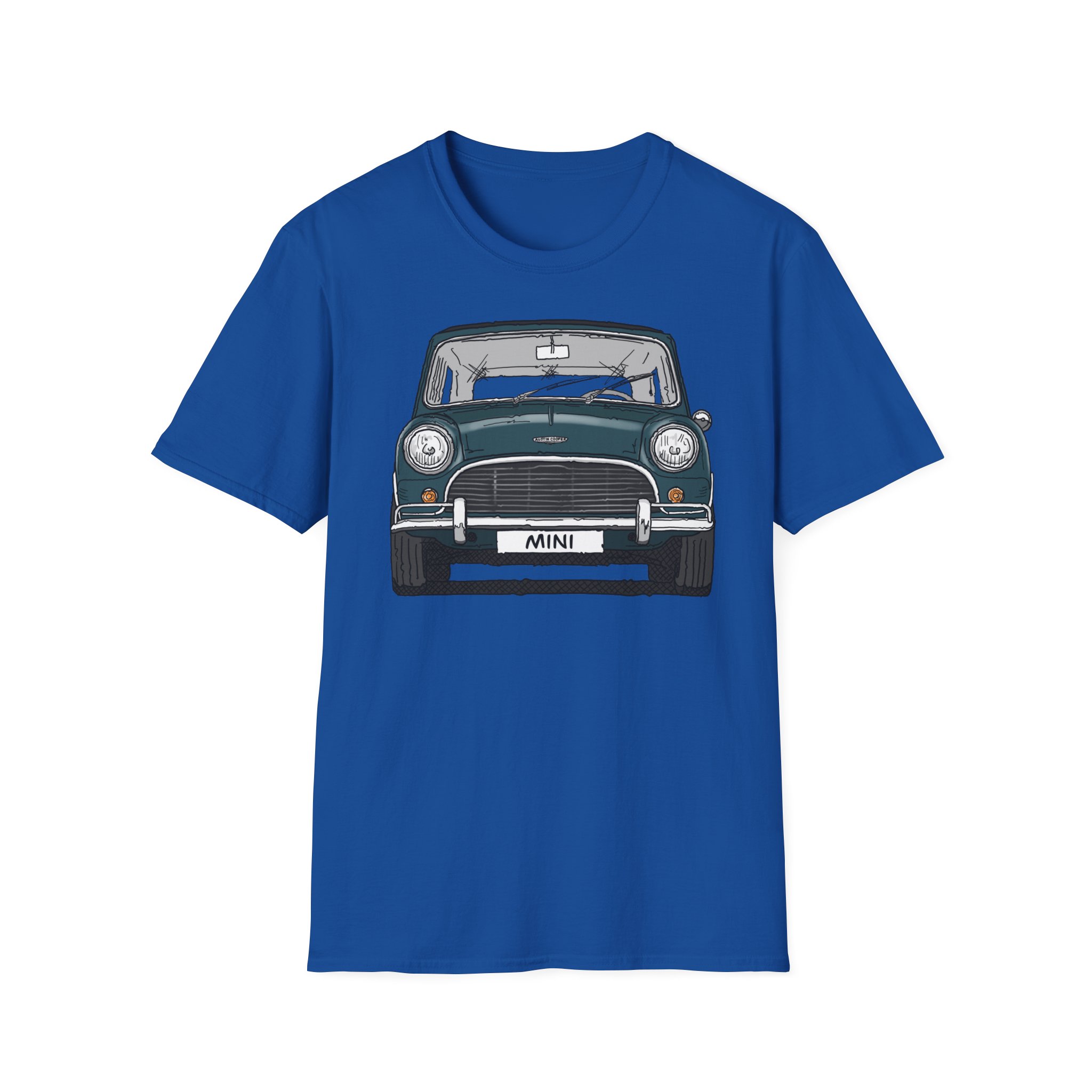 T-Shirt, Mini, Strichzeichnung, Grün, mit Kennzeichen personalisierbar – Bild 25