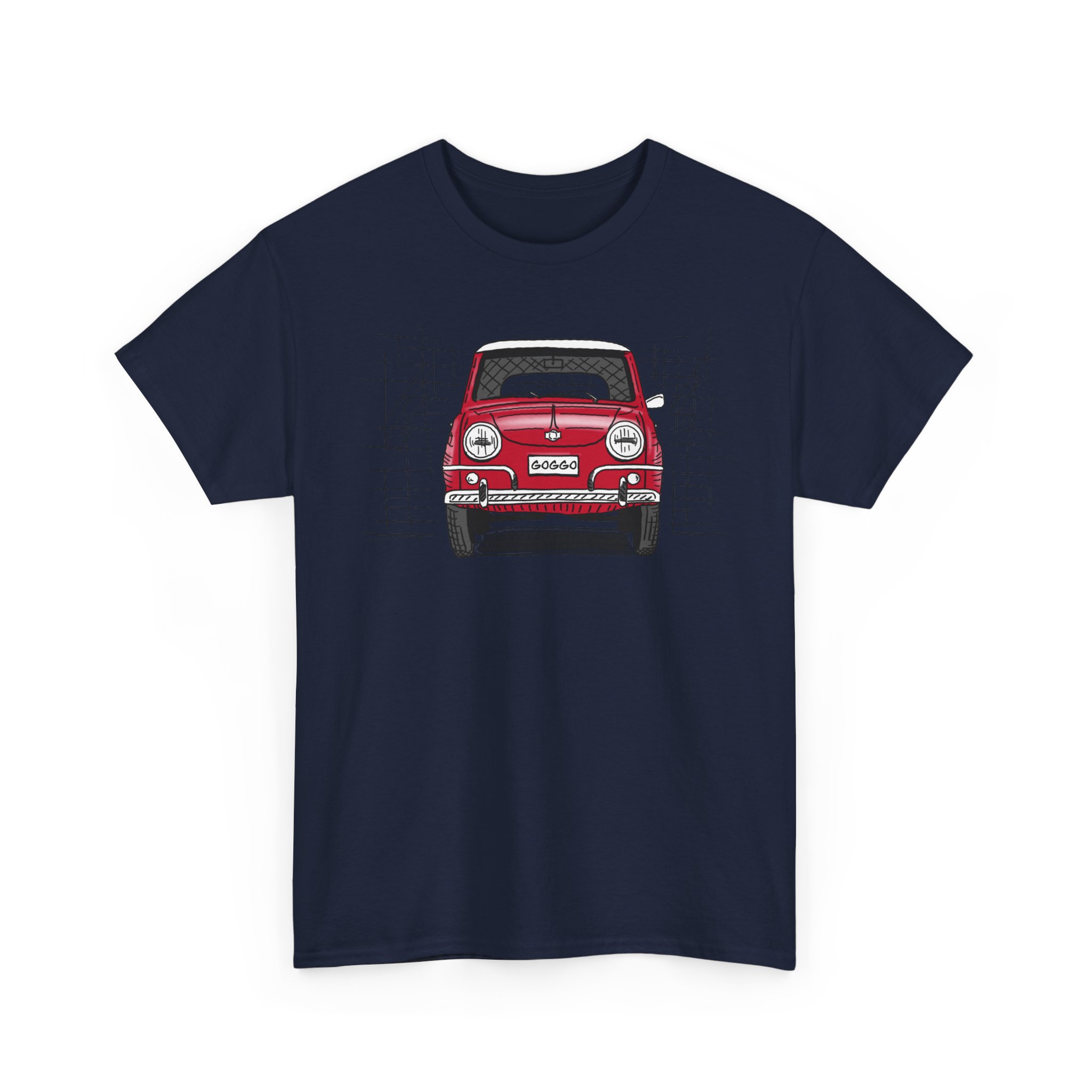T-Shirt, Goggo, Strichzeichnung, Rot, personalisierbar – Bild 39