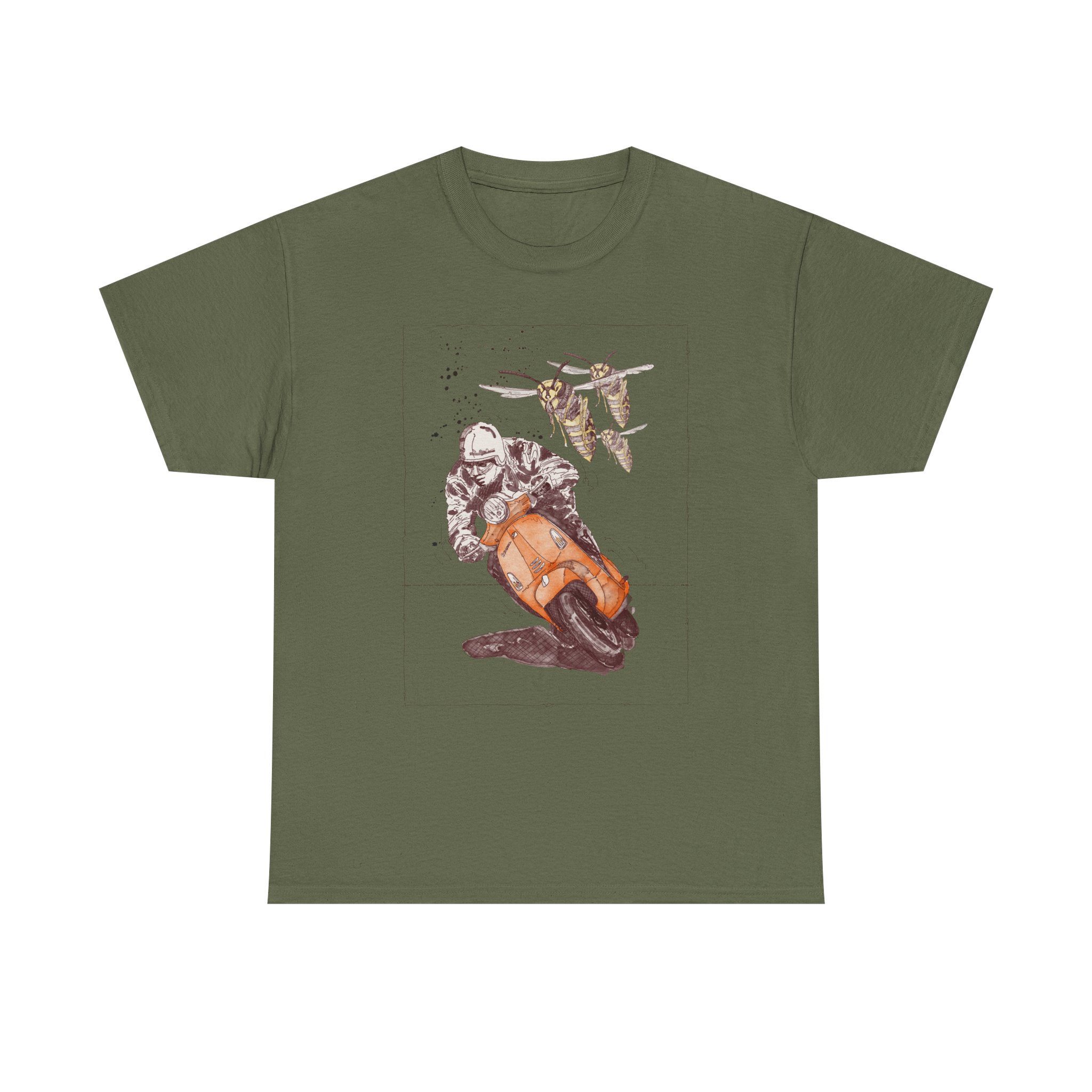 T-Shirt, Vespa Primavera, Orange – Bild 25