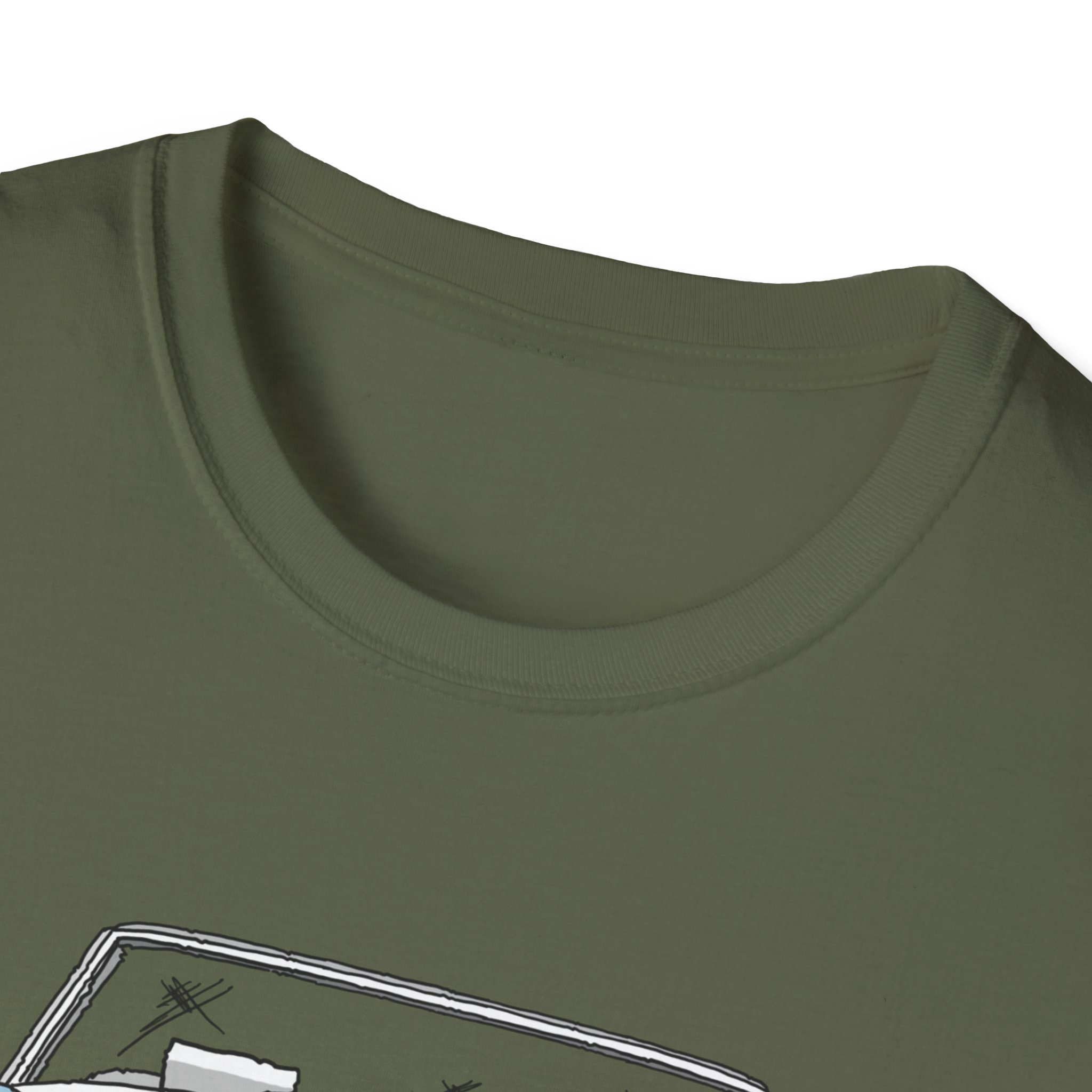 T-Shirt, Austin-Healey 3000, Strichzeichnung, Eisblau, personalisierbar – Bild 15