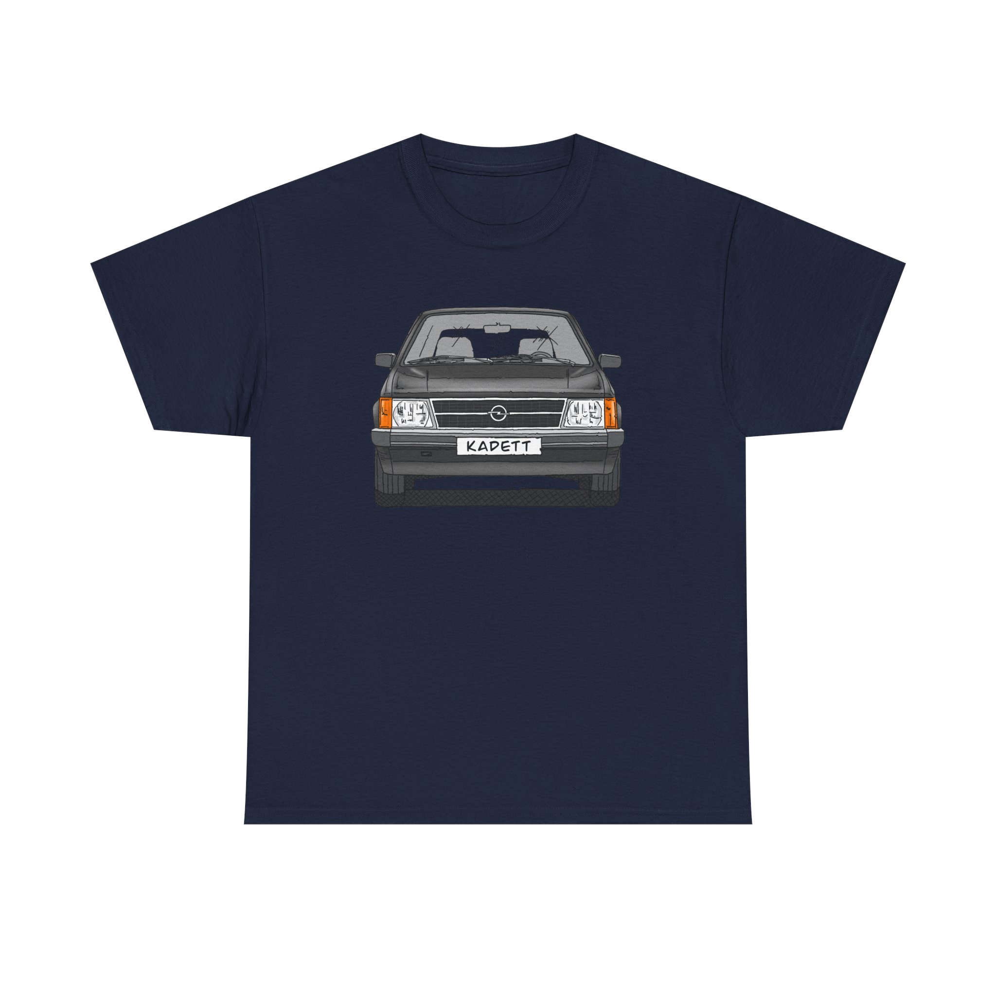 T-Shirt, Opel Kadett D, Strichzeichnung, Schwarz, mit Kennzeichen personalisierbar – Bild 25