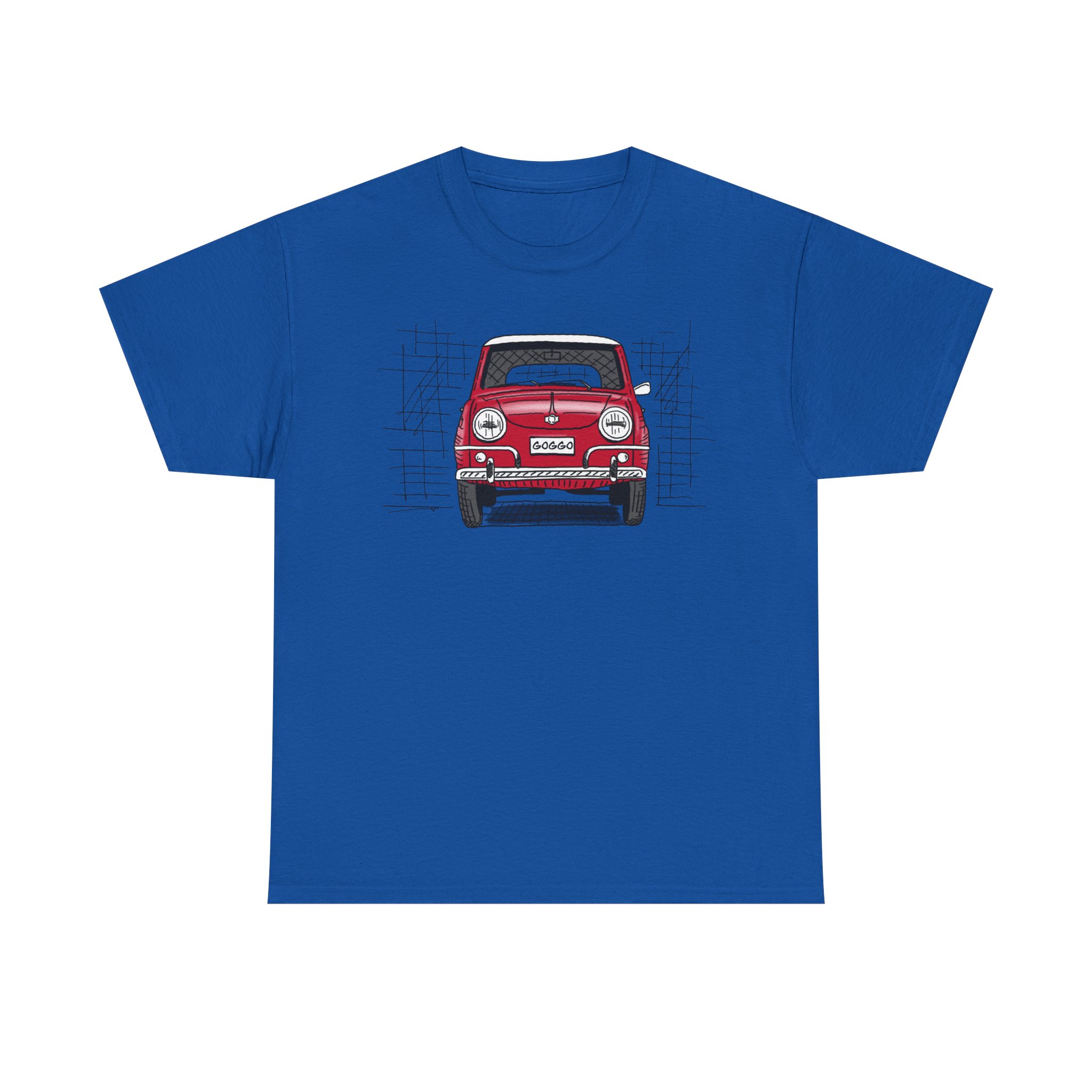 T-Shirt, Goggo, Strichzeichnung, Rot, personalisierbar – Bild 33