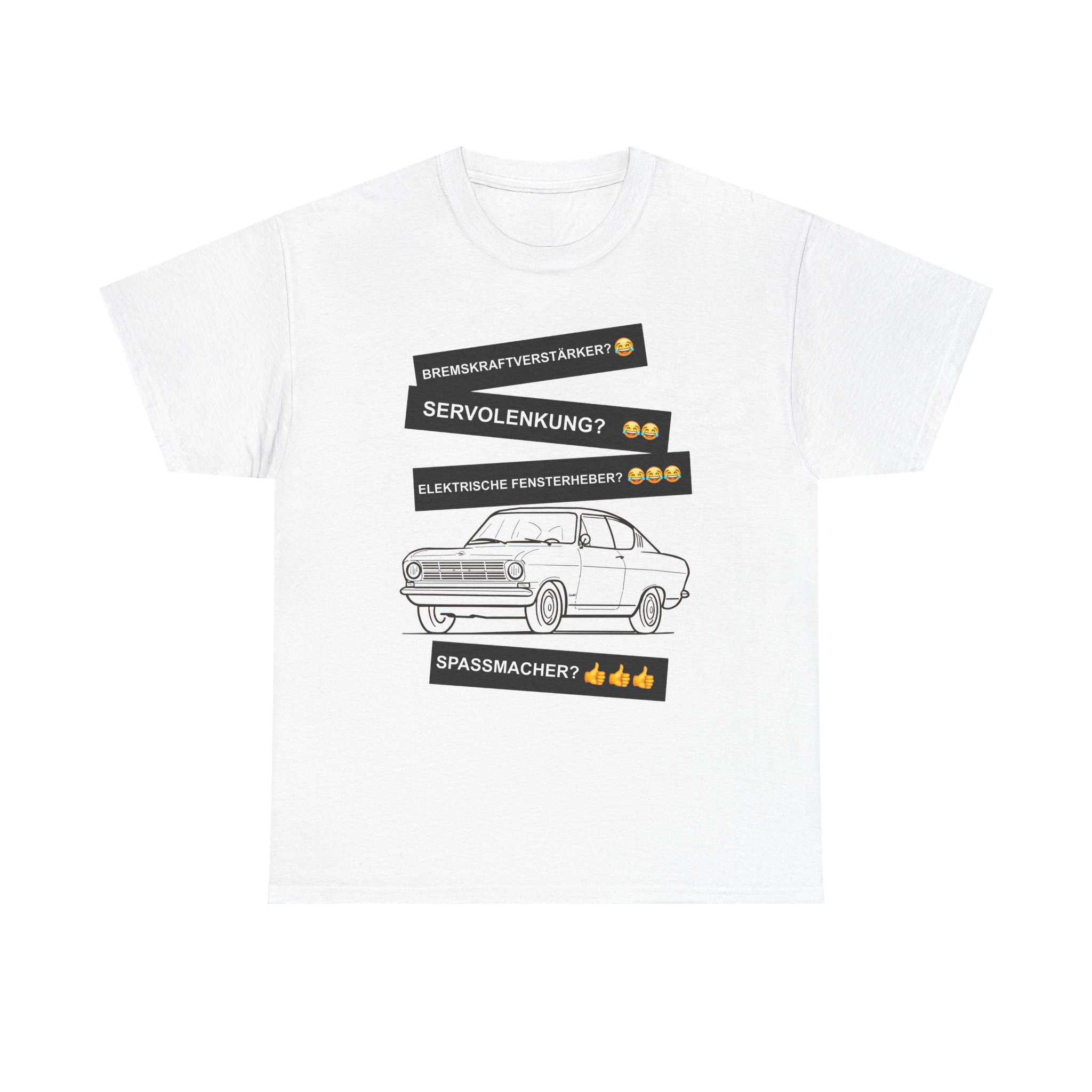 T-Shirt, Opel Kadett B Coupe, Schwarz, Deutscher Text, Spaßmacher – Bild 5