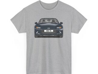 T-Shirt, Mazda MX-5 ND RF, Strichzeichnung, Anthrazitgrau, Front