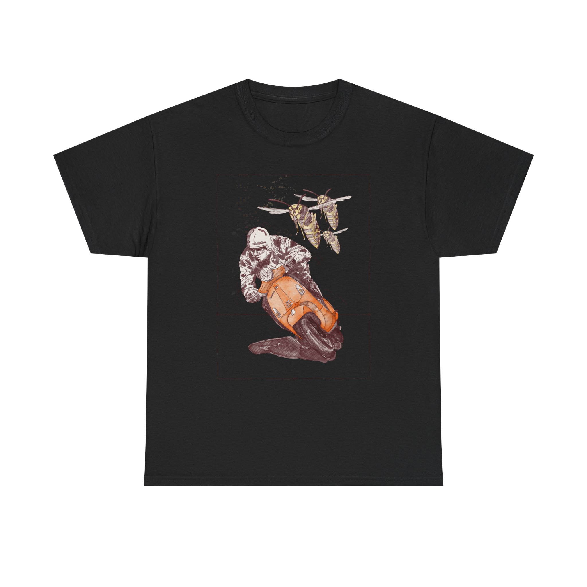 T-Shirt, Vespa Primavera, Orange – Bild 13
