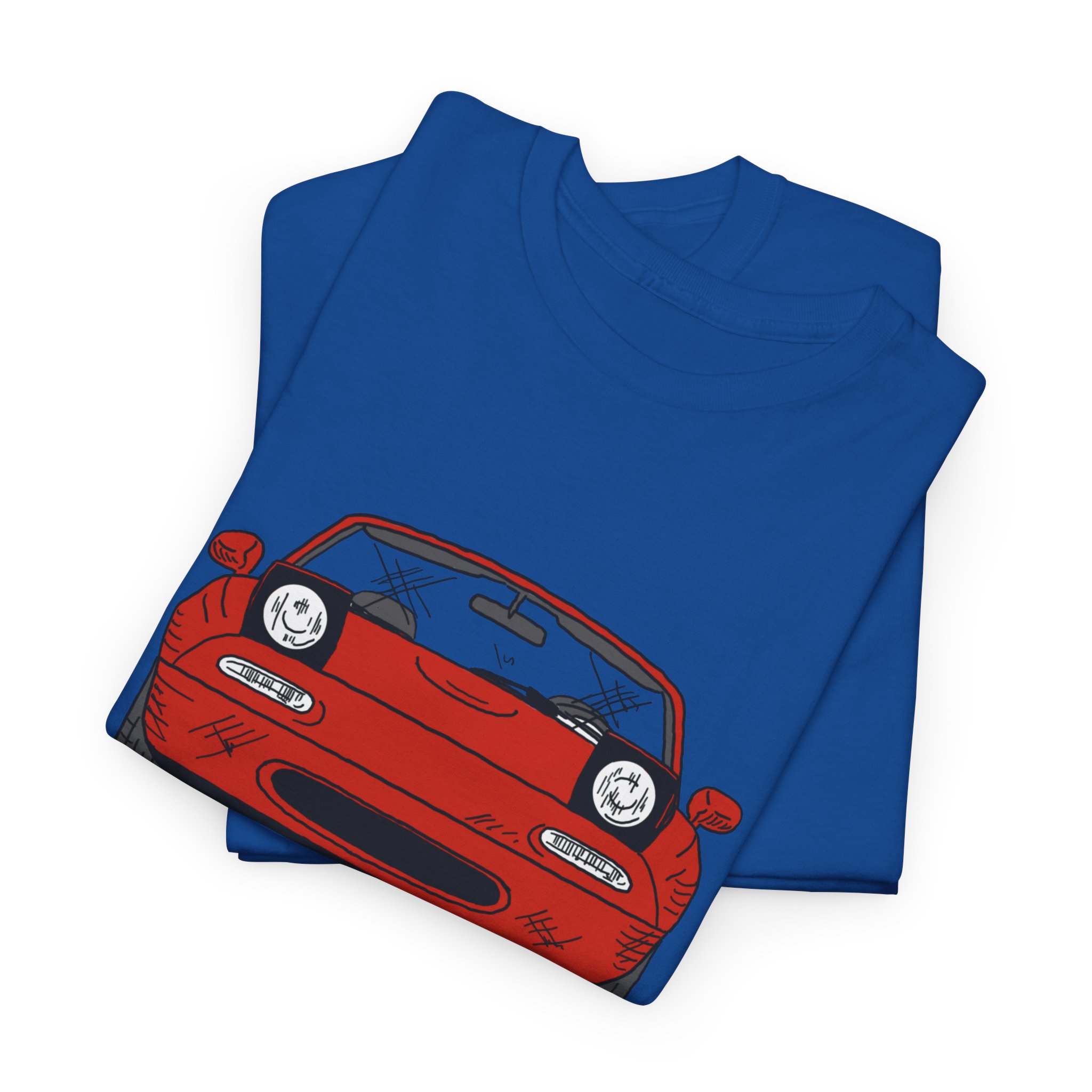 T-Shirt, Mazda MX5 Miata, Strichzeichnung, Rot – Bild 16