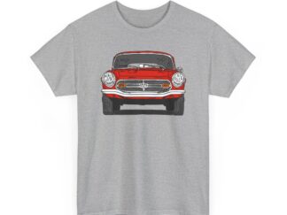 T-Shirt, Honda S800, Strichzeichnung, Rot