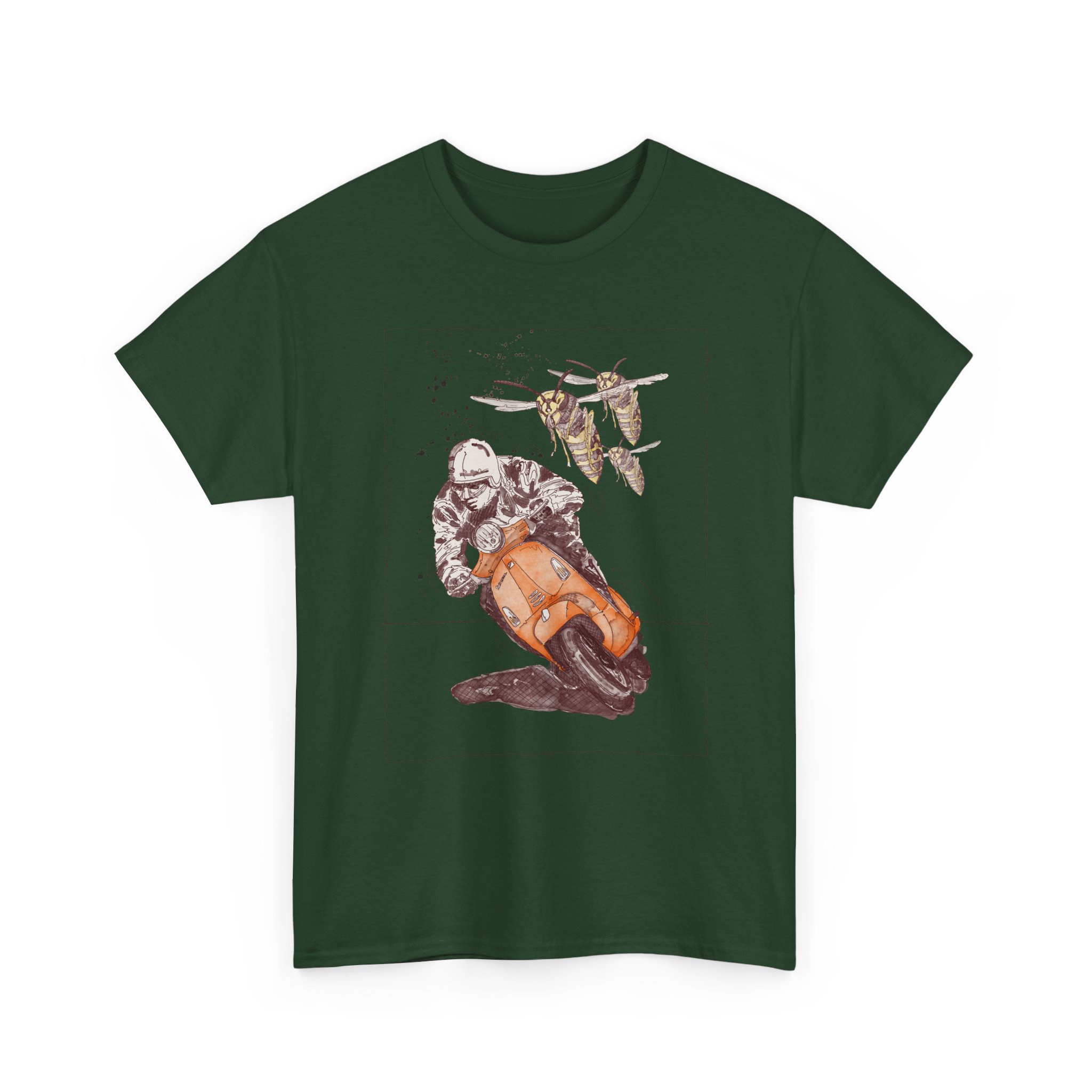 T-Shirt, Vespa Primavera, Orange – Bild 31