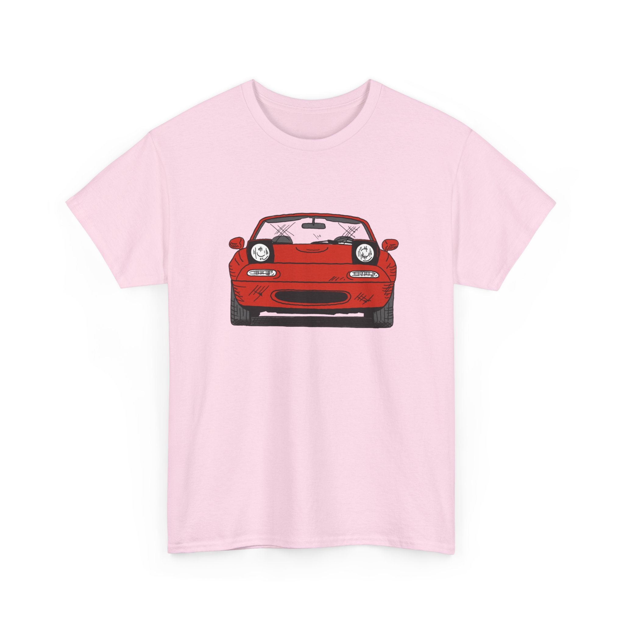 T-Shirt, Mazda MX5 Miata, Strichzeichnung, Rot – Bild 19