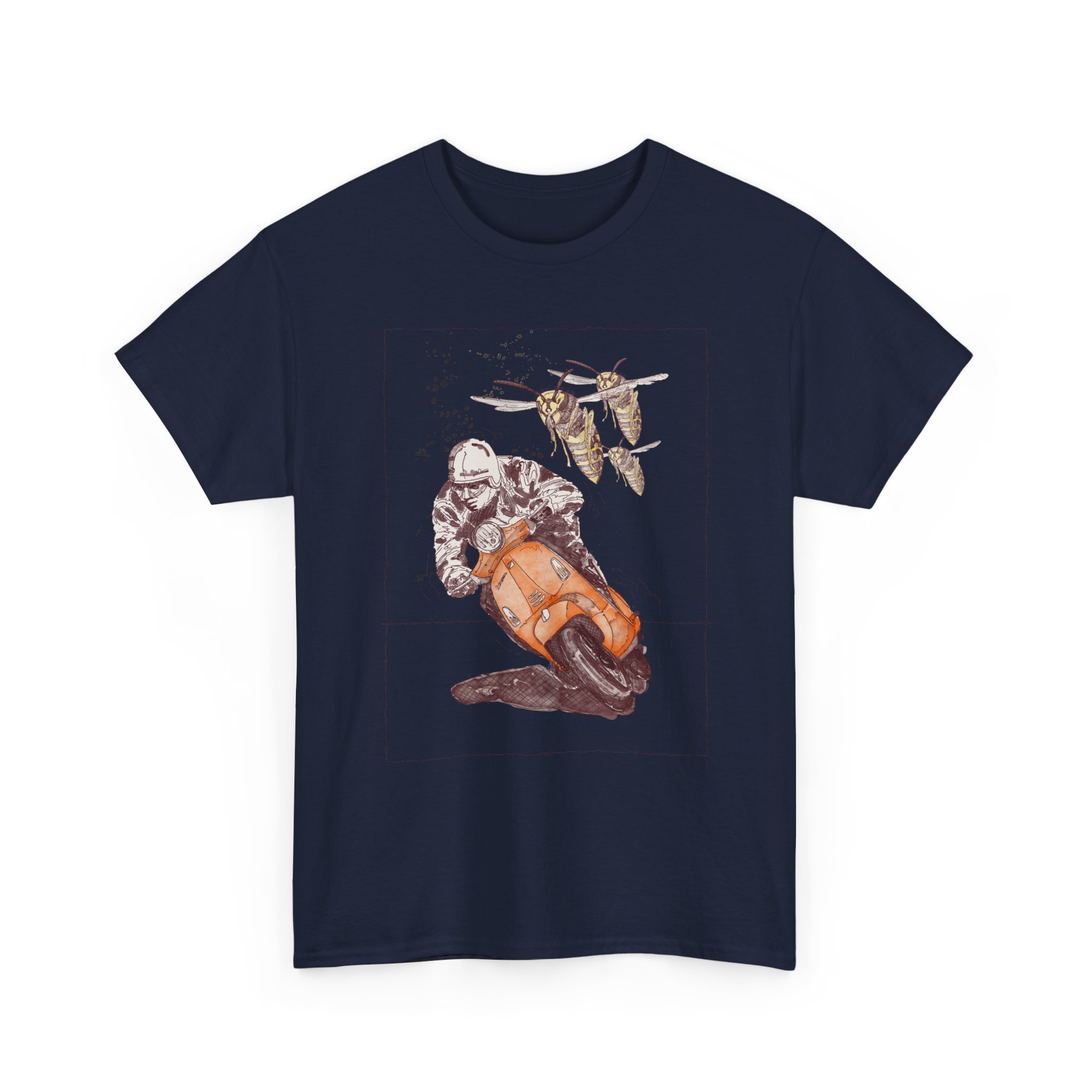T-Shirt, Vespa Primavera, Orange – Bild 47