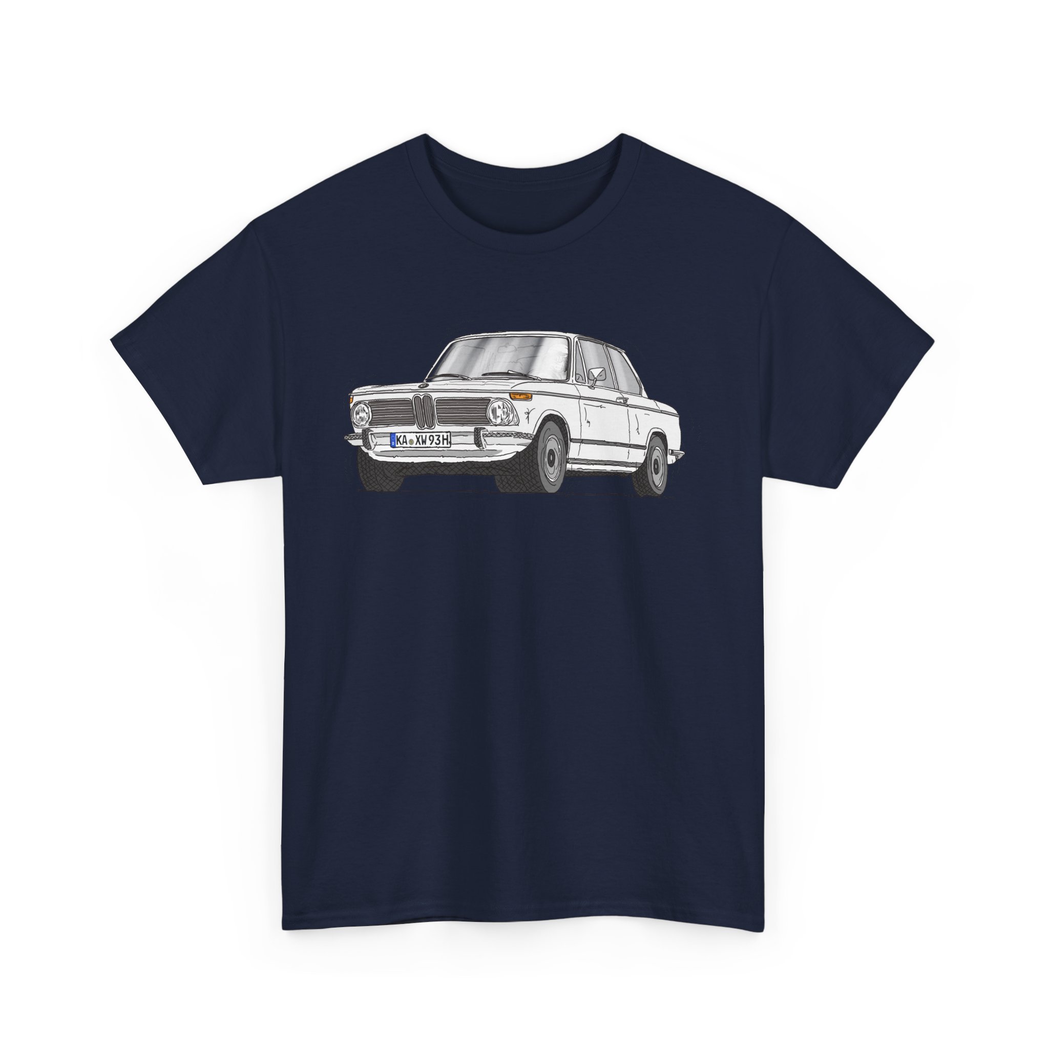 T-Shirt, BMW 02, Strichzeichnung, Weiß, KA XW 93H – Bild 11