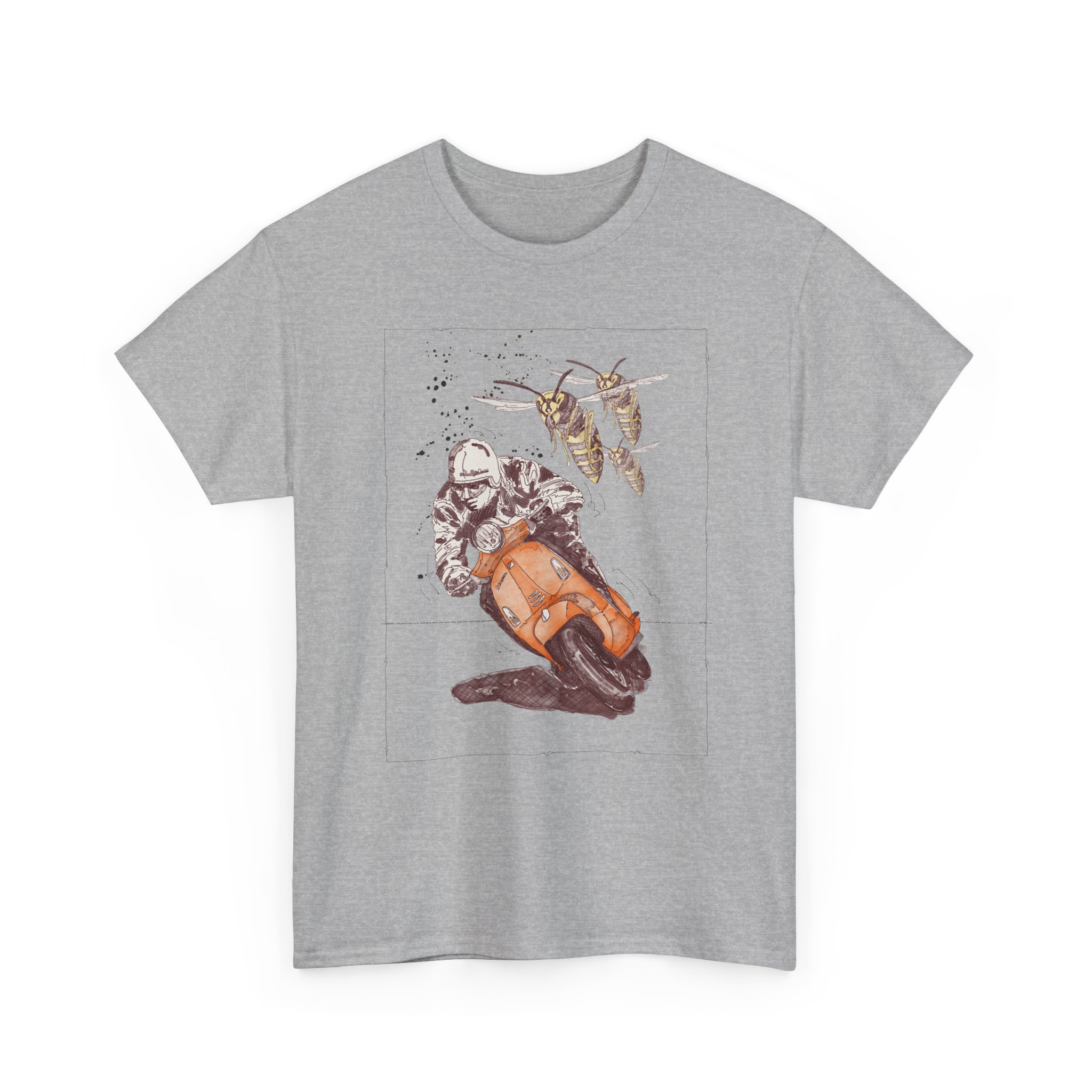 T-Shirt, Vespa Primavera, Orange