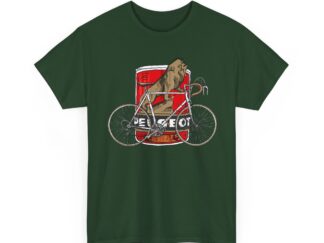 T-Shirt, Peugeot PX 10, Strichzeichnung Logo, Weiß, mit Seriennummer personalisierbar