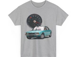 T-Shirt, NSU Ro80, Grün, Vmax mit Tacho