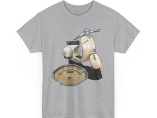 T-Shirt, Vespa VBB 150, Elfenbein, Vmax mit Tacho