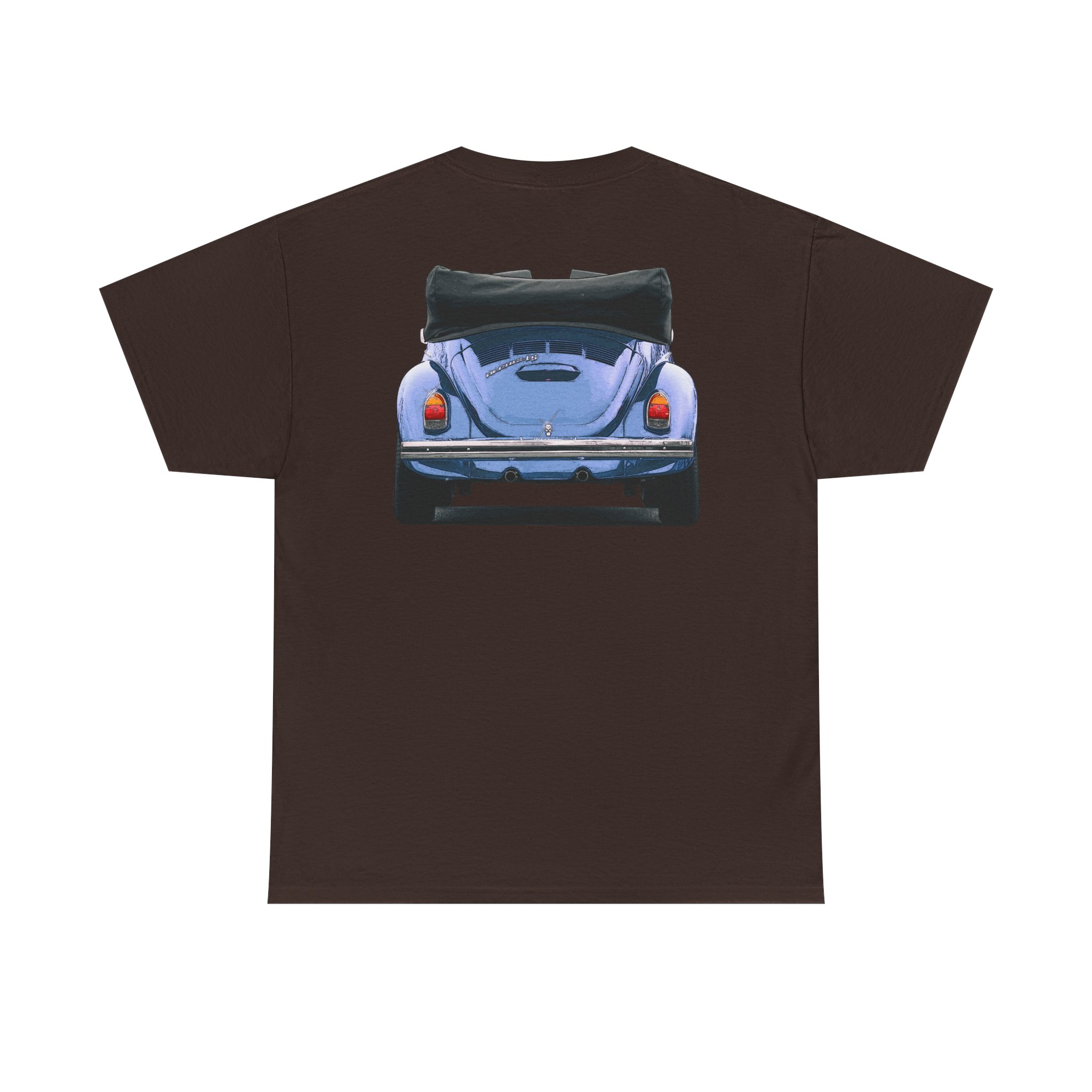 T-Shirt, VW Käfer Cabrio, 1302, Strichzeichnung, Blau, mit Kennzeichen personalisierbar – Bild 18