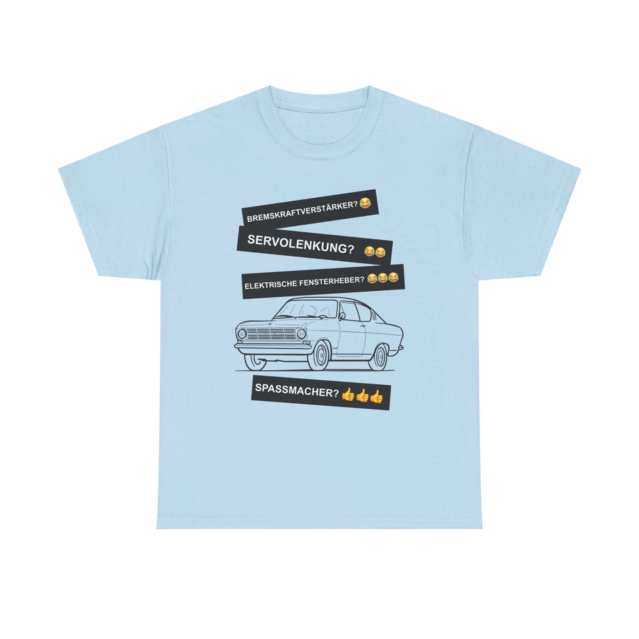 T-Shirt, Opel Kadett B Coupe, Schwarz, Deutscher Text, Spaßmacher – Bild 17