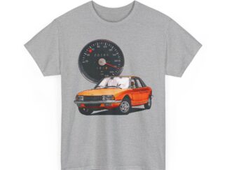 T-Shirt, NSU Ro80, Orange, Vmax mit Tacho