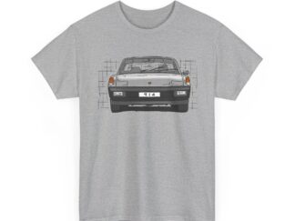 T-Shirt, Porsche 914, MJ 1975, VW Porsche, Strichzeichnung, Silber, personalisierbar