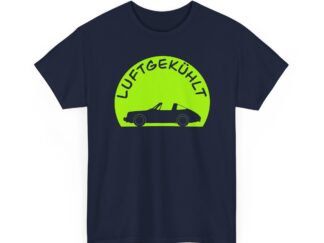 T-Shirt, Porsche 911, Targa, Ur-Elfer, F-Modell, Silhouette Grüner Kreis