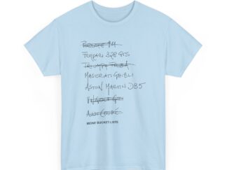 T-Shirt, Meine Bucket-Liste, Löffelliste, personalisierbar