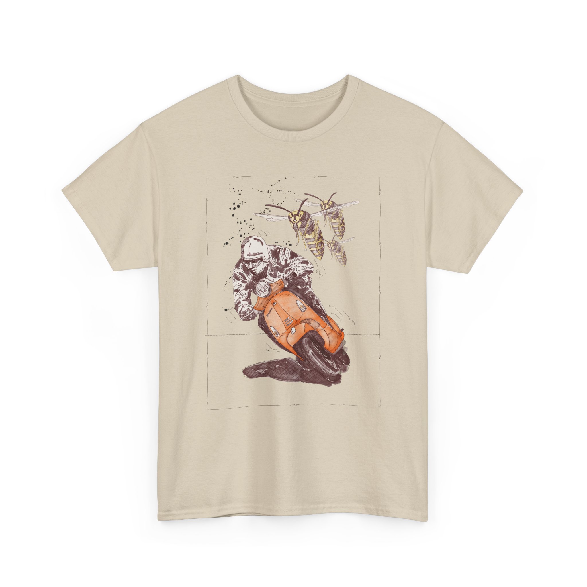 T-Shirt, Vespa Primavera, Orange – Bild 19