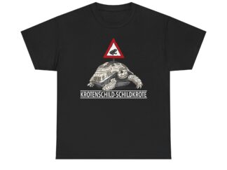 T-Shirt, KRÖTENSCHILD-SCHILDKRÖTE, Weiße Schrift