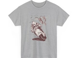 T-Shirt, Vespa Primavera, Monochrom