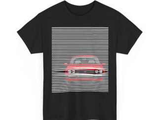T-Shirt, Ford Capri III, Strichzeichnung, Rot, Jalousie