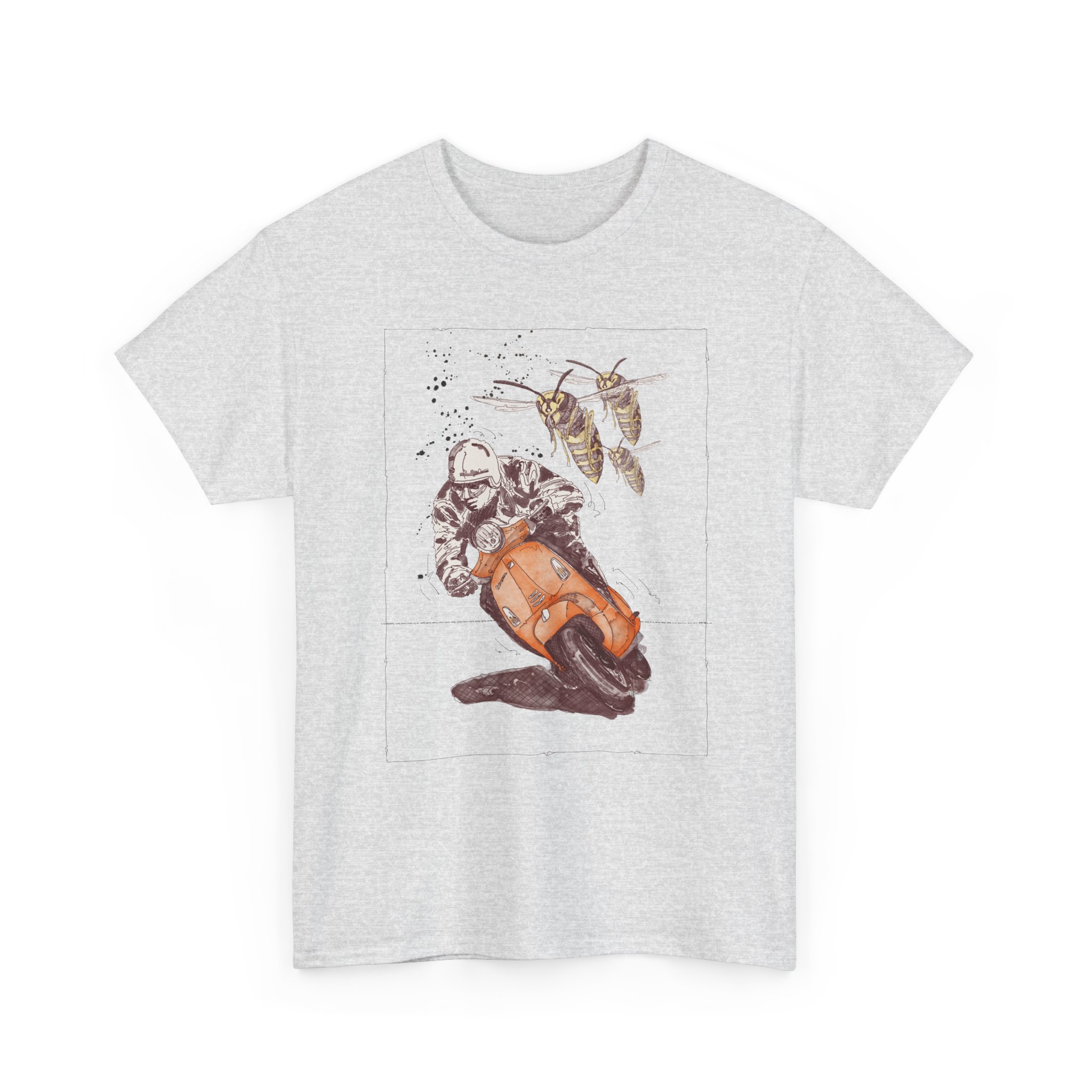 T-Shirt, Vespa Primavera, Orange – Bild 11