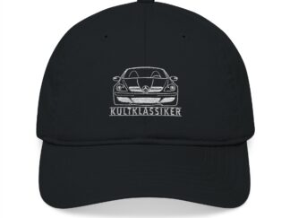 Cap, Stickerei, Mercedes SLK R171 Frontansicht, Weiße Schrift