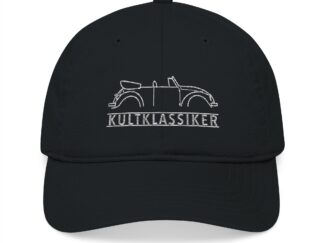 Cap, Stickerei, VW Käfer Cabrio, Weiße Schrift