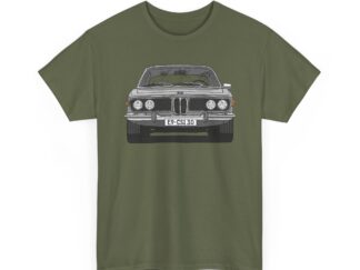 T-Shirt, BMW E9, Strichzeichnung, Silber, E9 - CSI 3.0