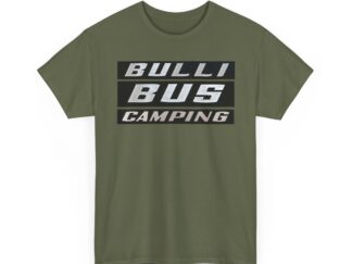 T-Shirt, T3 VW Bus Bulli Camping, Schriftzüge, Must Have!